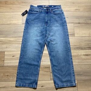 Original Use Mens Baggy Jeans Straight Leg Size 32W 30L Blue